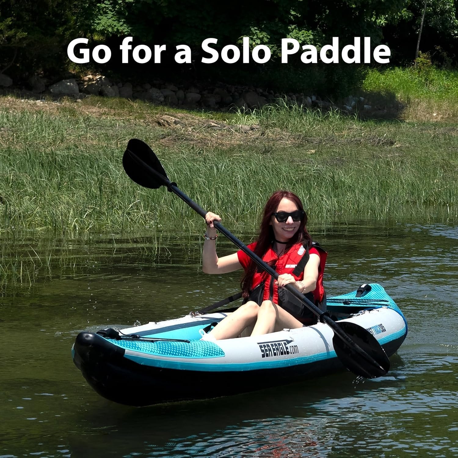 934 sea eagle 385ft fasttrack™ v bottom inflatable kayak