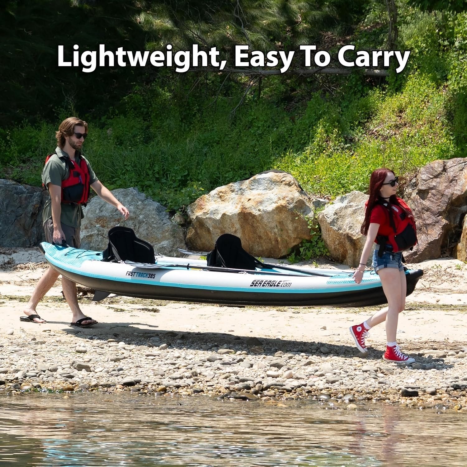 935 sea eagle 385ft fasttrack™ v bottom inflatable kayak