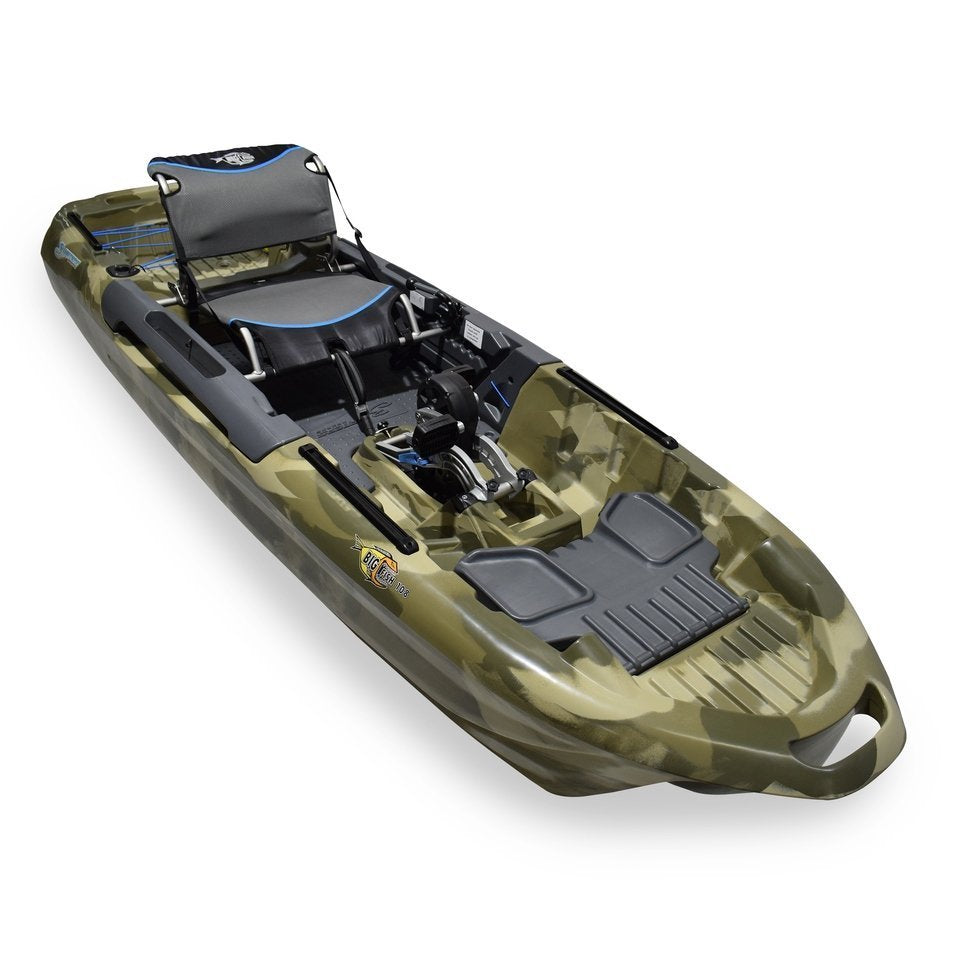 943 3 waters big fish 108′ length urban camo pro fish pedal drive cathedral hull