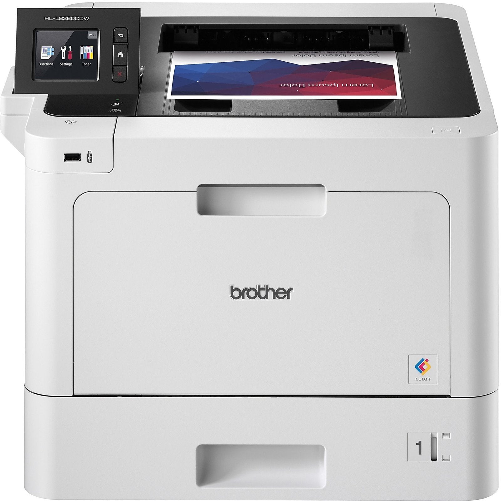 949-1 brother business color laser printer hl l8360cdw