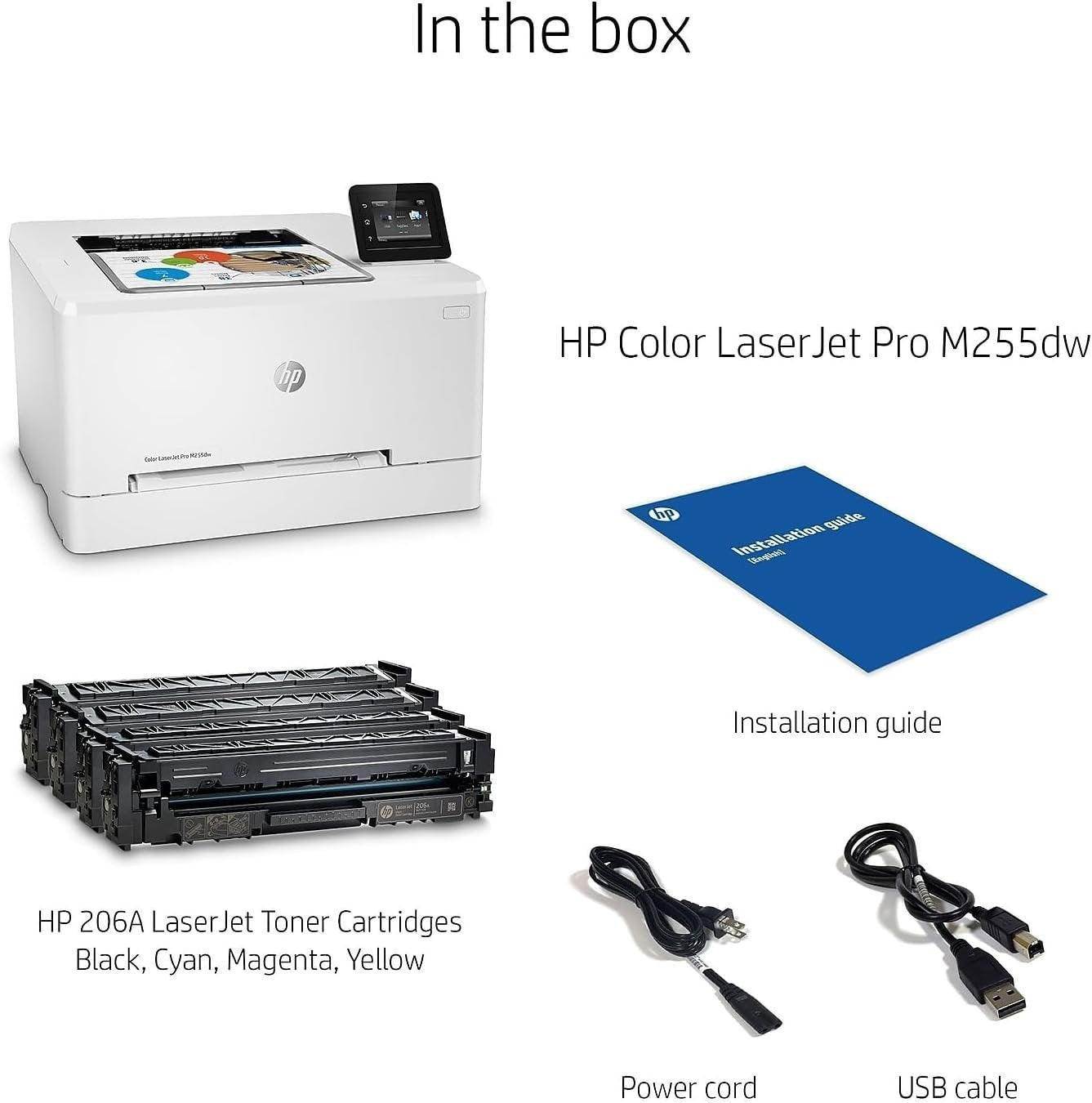 979 hp color laserjet pro m255dw wireless laser printer