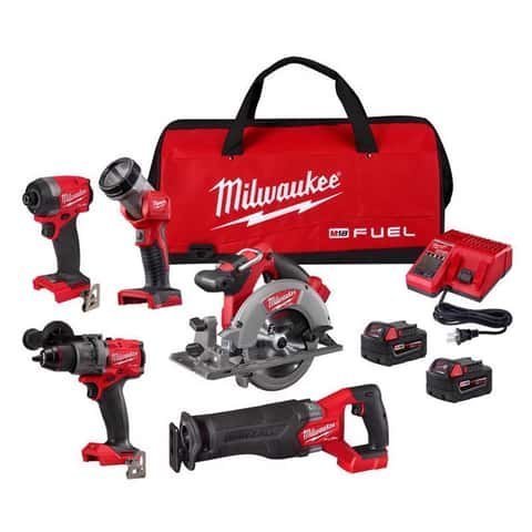 9f37454c-b9c3-4caf-8c32-0bdffc6ea283 milwaukee m18 fuel cordless brushless 5 tool combo kit