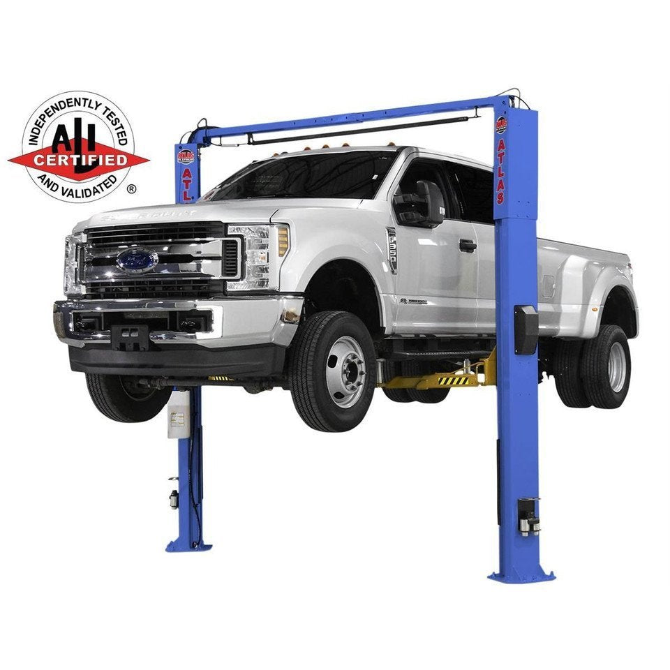 atlas equipment platinum pvl10 ali certified commercial overhead 10,000 lb. capacity 2 post lift