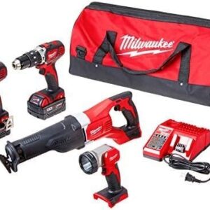 milwaukee 2696 24 m18 cordless compact combo tool kit