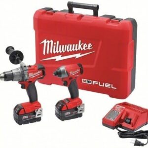 milwaukee 2897 22 m18 fuel 2 tool combo kit, red