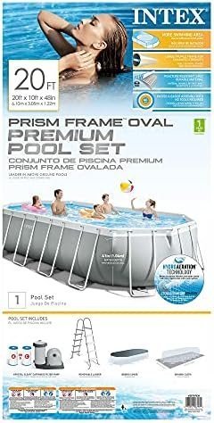 B07H4SVRZ1-9-1755890002953 intex 26797eh prism frame premium oval above ground swimming pool set: 20ft x 10ft x 48in – includes 1500 gph cartridge filter pump – removable ladder – pool cover – ground cloth