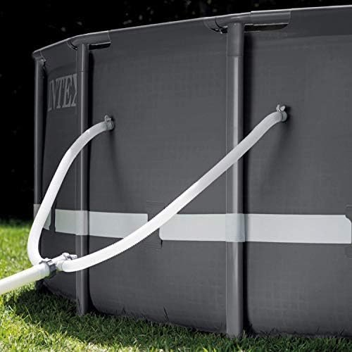 B08RZCQ77J-7-1755895123326 intex ultra xtr frame 14′ x 42″ round above ground outdoor swimming pool set with sand filter pump, ladder, ground cloth, and pool cover