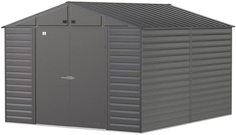 B08WCPL7J4-13-1756075804585 arrow select 10′ x 12′ outdoor lockable steel storage shed building, charcoal