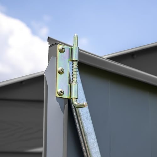 B08WCPL7J4-4-1756075804584 arrow select 10′ x 12′ outdoor lockable steel storage shed building, charcoal