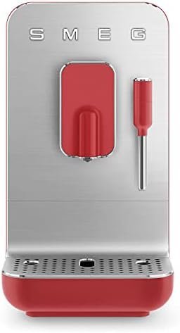 smeg fully automatic coffee machine with steam wand