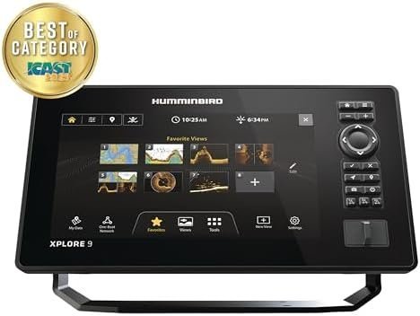 B0DKLWC8DL-1-1756332061767 humminbird xplore 9 gps fish finder with transducer, mega side imaging+ & hd touchscreen display