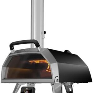 ooni karu 2 pro multi fuel pizza oven – wood and gas outdoor pizza oven with pizza stone & integrated thermometer, pizza oven outdoor, dual fuel 16 inch pizza maker, outdoor cooking grill