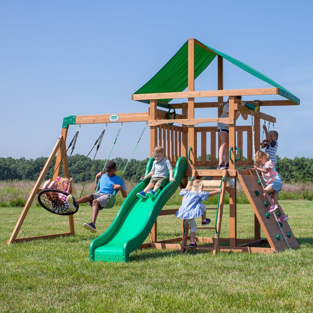 backyard discovery grayson peak swing set