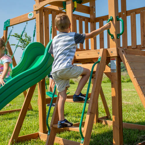 Grayson-Peak-Steps backyard discovery grayson peak swing set