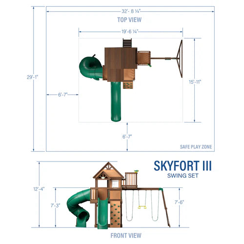 Skyfort-III-Diagram_Inches backyard discovery skyfort iii swing set
