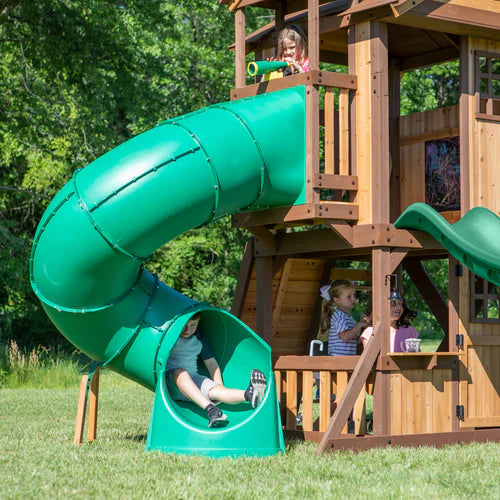 Tacoma-Falls-Tube-Slide backyard discovery tacoma falls swing set