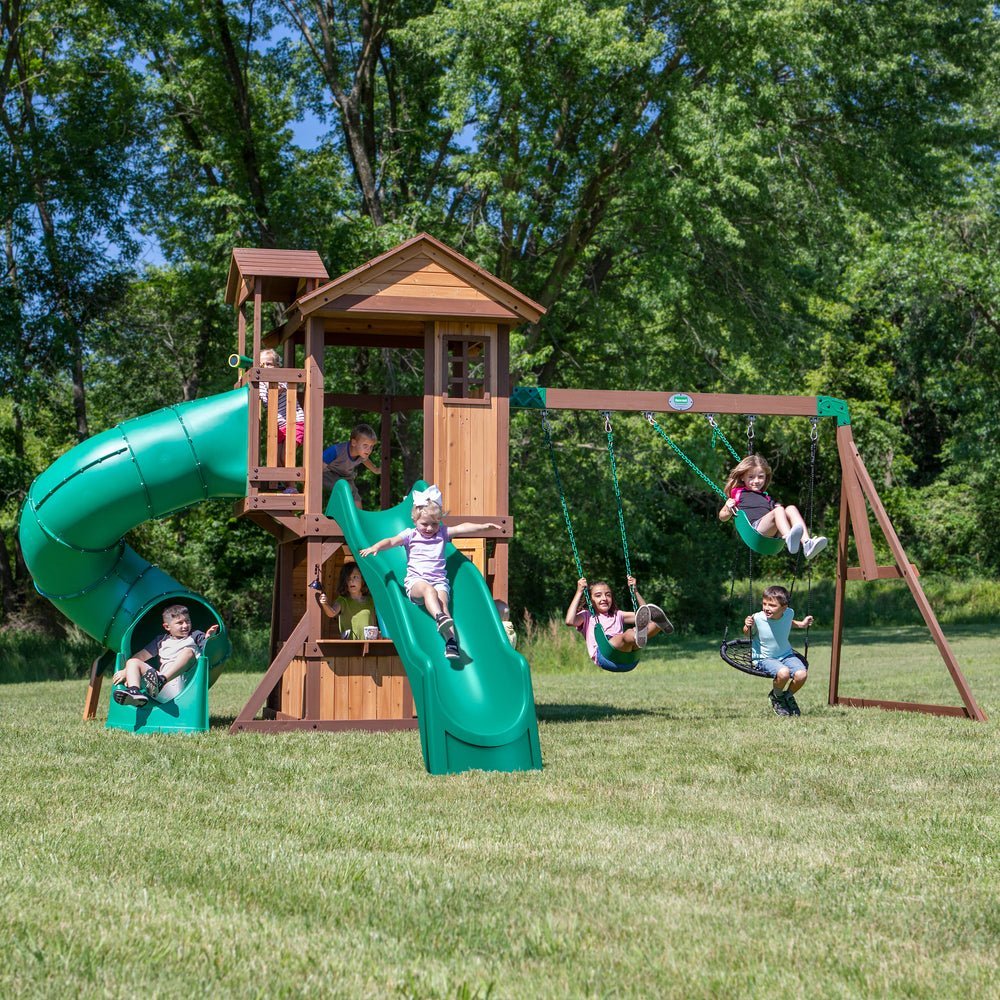 backyard discovery tacoma falls swing set