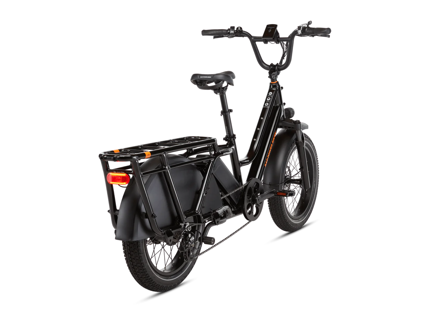 Wagon_5_Black_Rear rad power bikes radwagon 5 electric cargo bike
