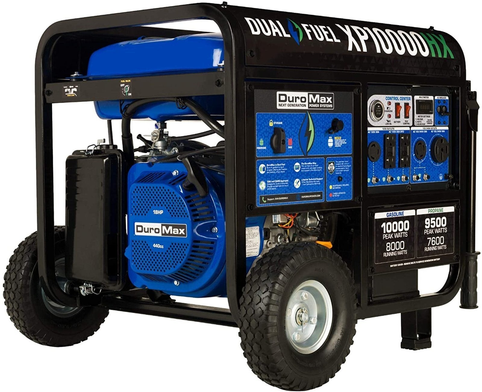 XP10000HX duromax xp10000hx 10,000 watt portable dual fuel generator