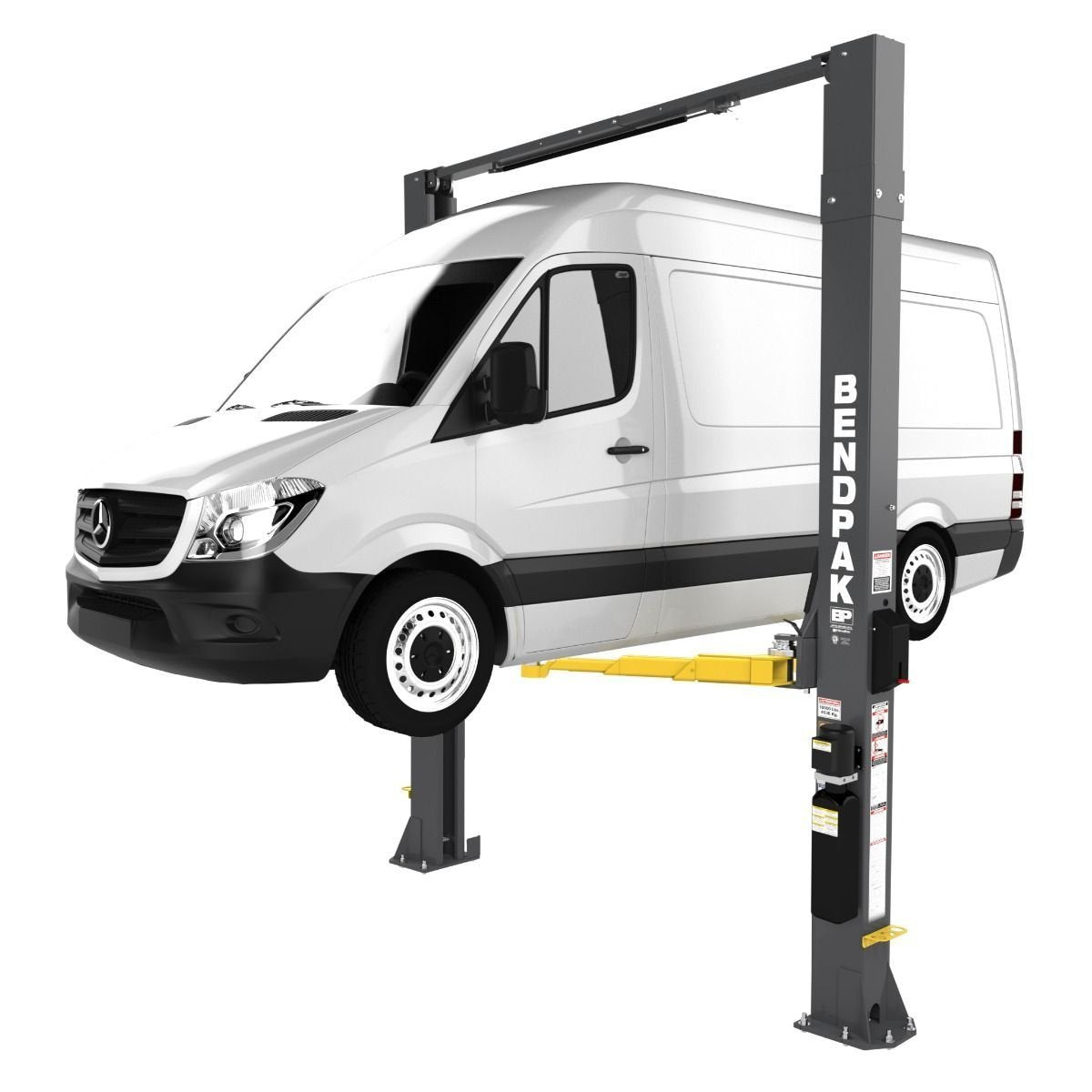 bendpak 10ap 168 two post car lift – 10,000 lb capacity – 168″ extended height