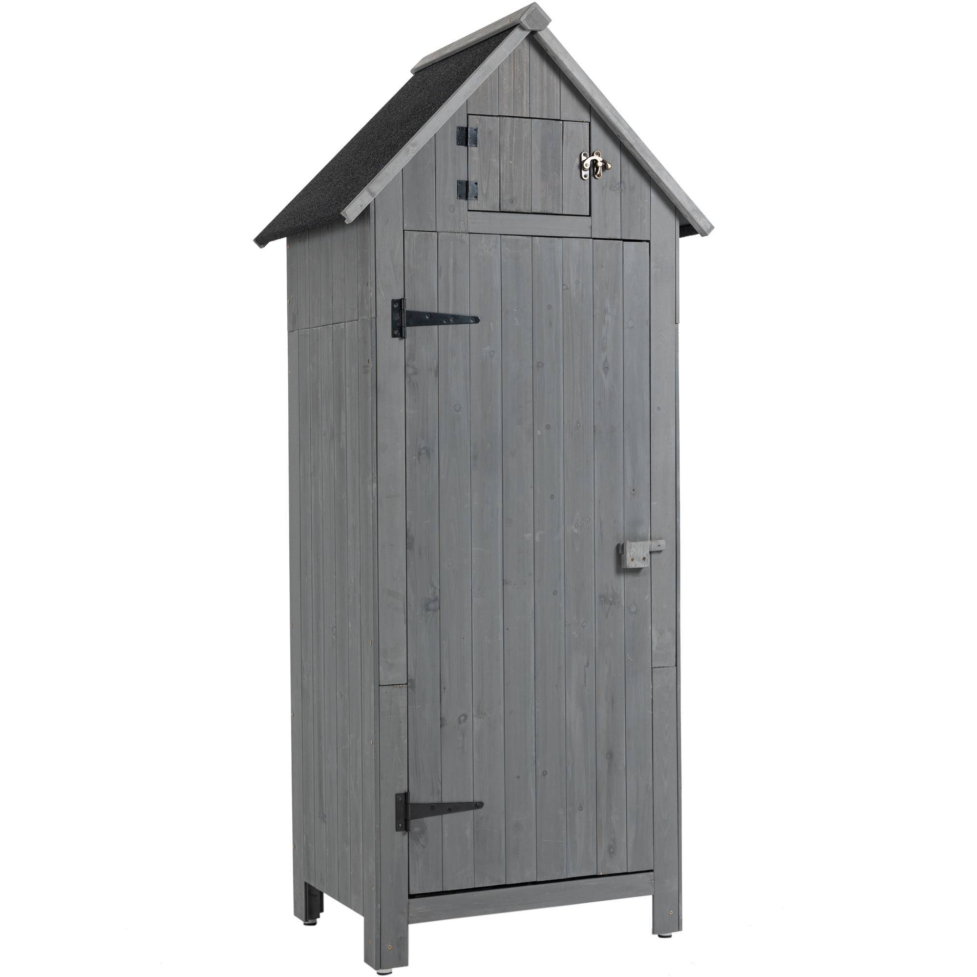 outdoor storage cabinet tool shed wooden garden shed