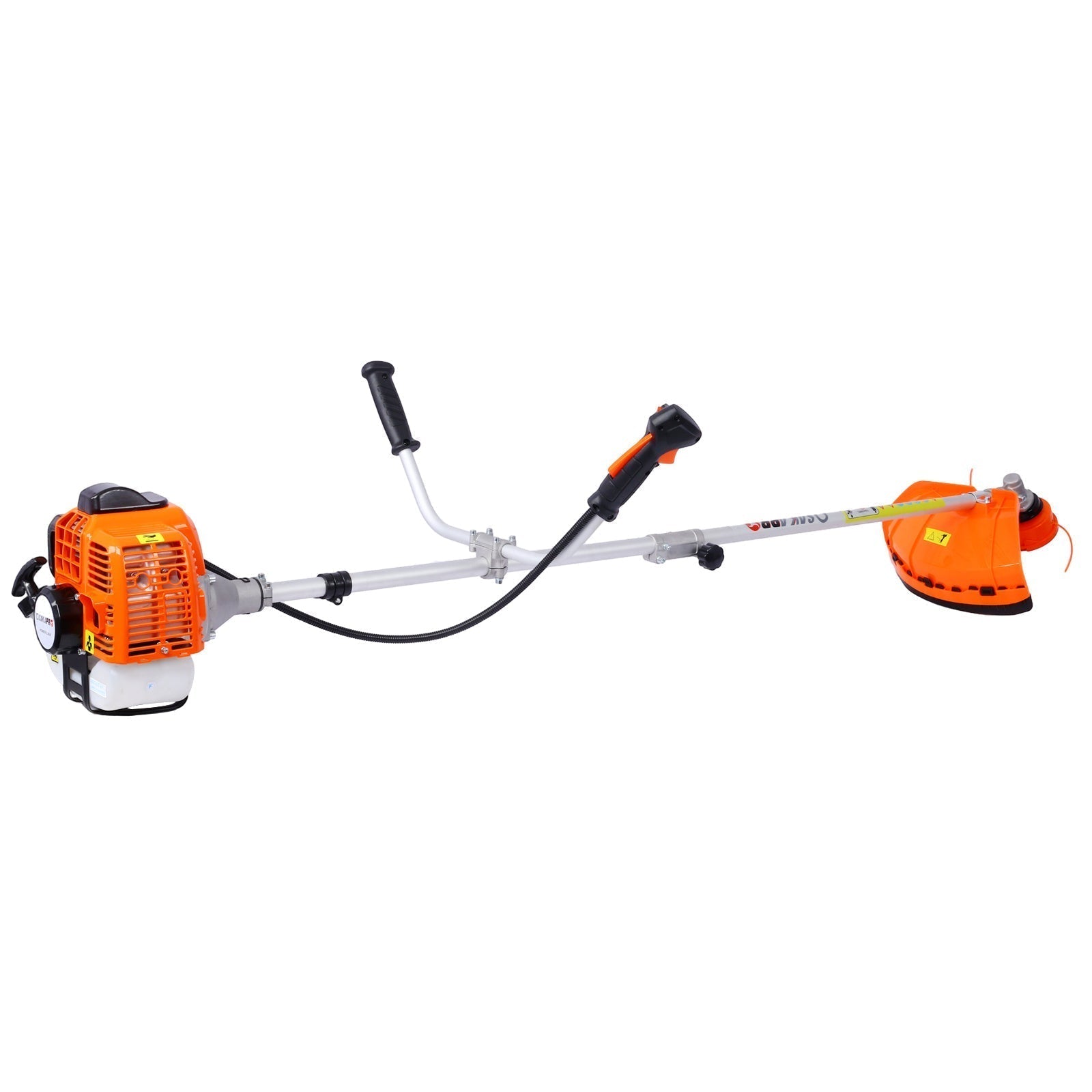 3 in 1 blower, string trimmer & 10" brush cutter with rubber handle and shoulder strap