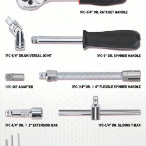 part driven socket claw ratchet wrench tool set, with drill socket set metric