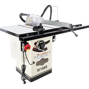 shop fox w1888 10 in hybrid table saw