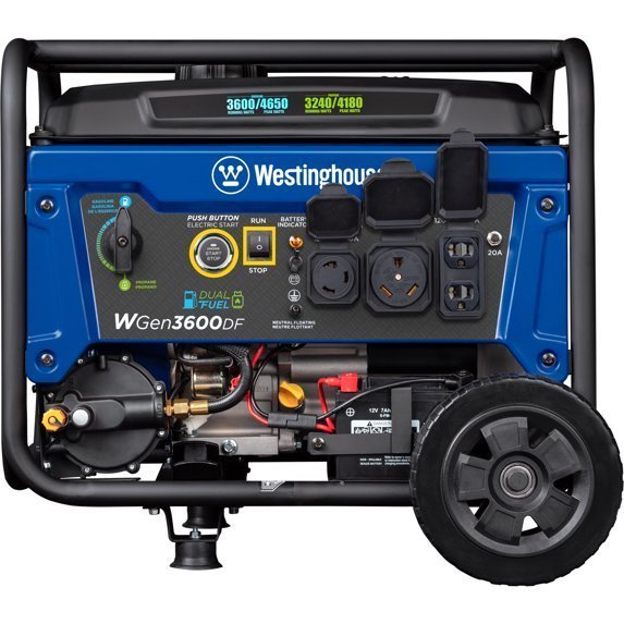 de84c2c6-897b-49c4-98fe-07ebcbb3821c.c10b085372a5de1e92a72c2edff9bda0 westinghouse 4650 peak watt dual fuel portable generator, remote electric start, rv ready outlet