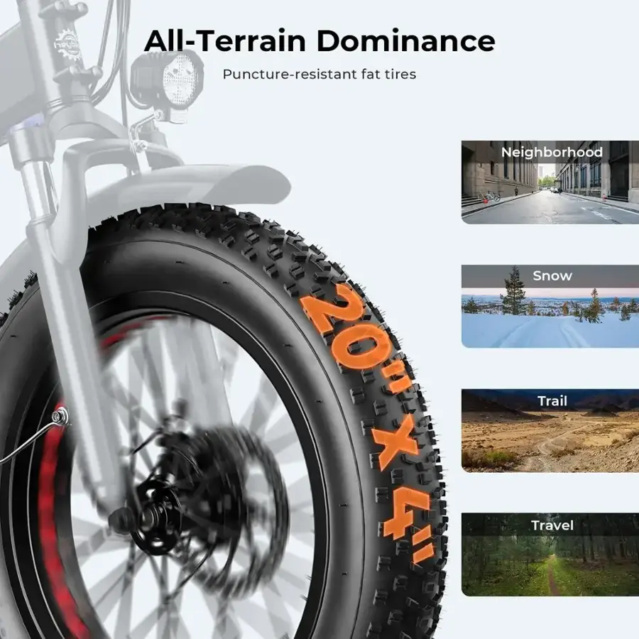 download-2-6 heybike fat tire mountain electric bike, 1200 w, 45 miles, 1~3 pedal assist, grey