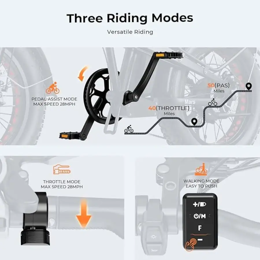 download-5-4 heybike fat tire mountain electric bike, 1200 w, 45 miles, 1~3 pedal assist, grey