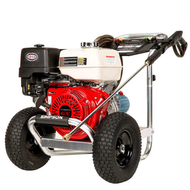 simpson 4200 psi 4.0 gpm gas cold water pressure washer with honda gx390 engine 60688