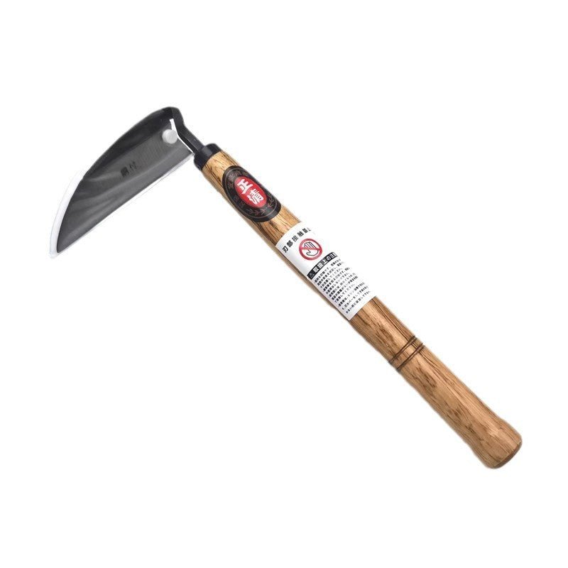 composite steel bent handlebar sickle steel elbow hoe hand weeding sickle gardening weeding farm tools