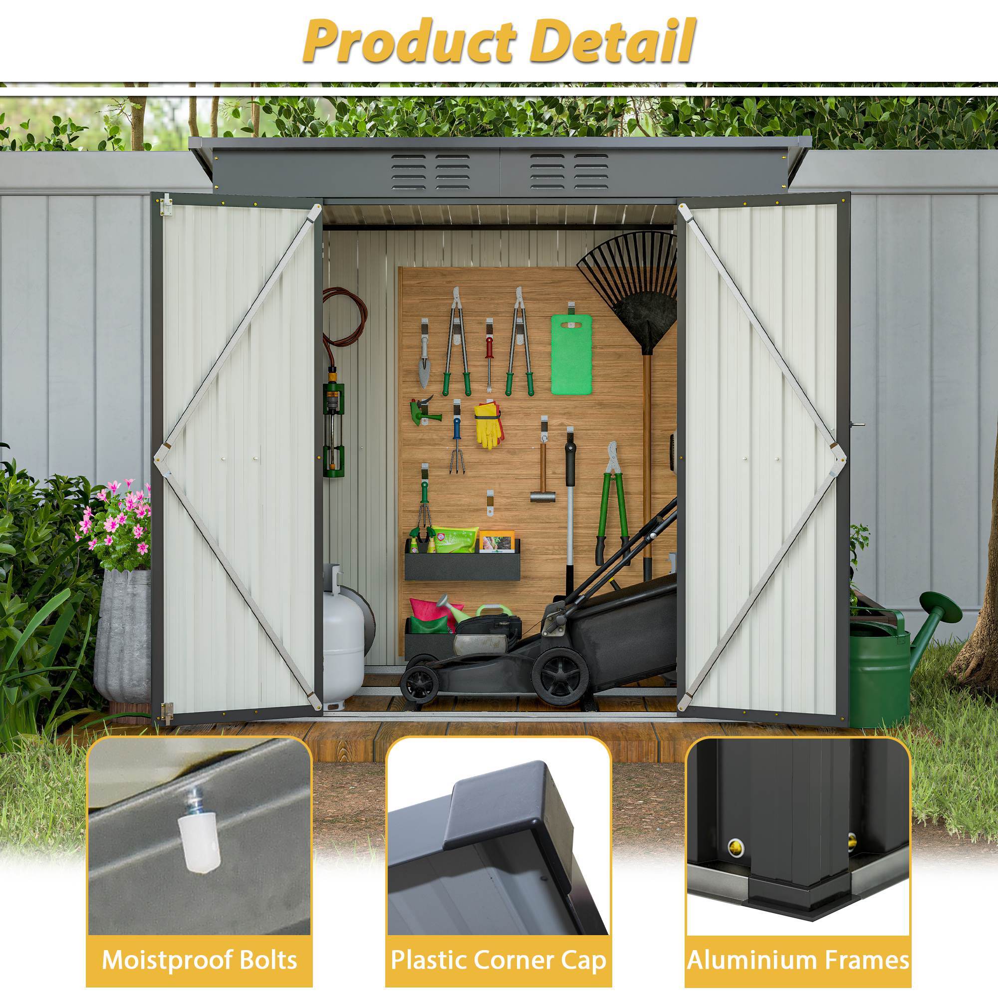 e68ed5a7-2b75-423b-b459-5b7a8686ae7a 6 x 4 ft outdoor storage shed, all weather tool shed for garden, backyard, lawn, black