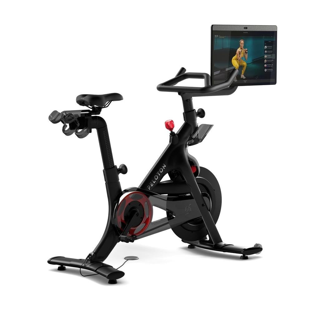 peloton bike+ indoor stationary exercise bike with 24鈥?hd