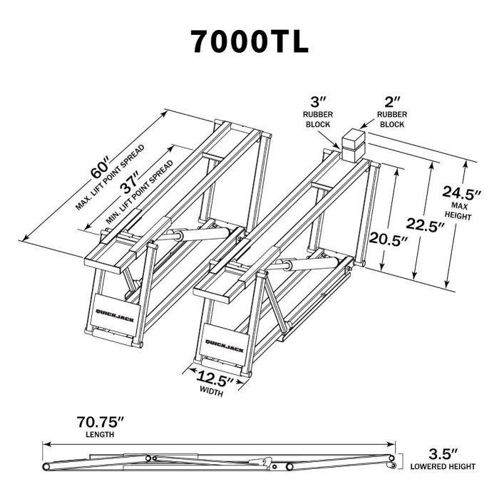 quickjack-7000tl-image000d ranger quickjack portable truck lift system