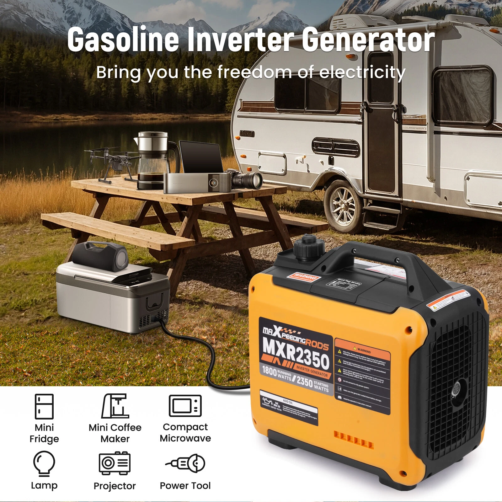 s-l1600-4 inverter generator portable 2300w 2850w 3500w 4000w 5500w maxpeedingrods