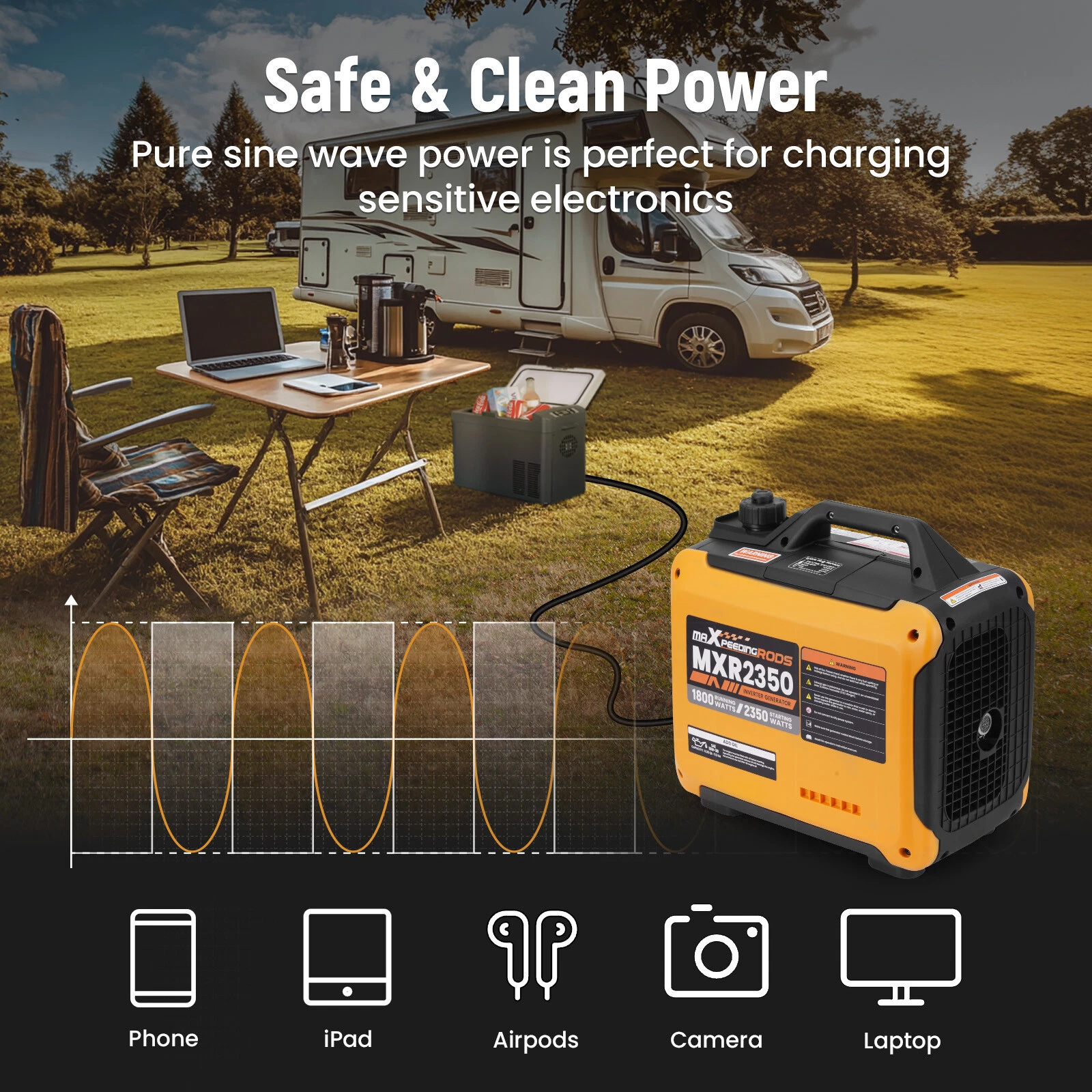 s-l1600-8 inverter generator portable 2300w 2850w 3500w 4000w 5500w maxpeedingrods
