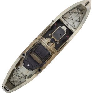 ascend 12t sit on top kayak stable fishing & recreational kayak with adjustable seat