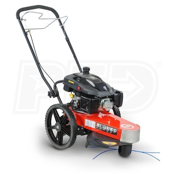 dr pro xlsp 22″ self propelled walk behind string trimmer with electric start