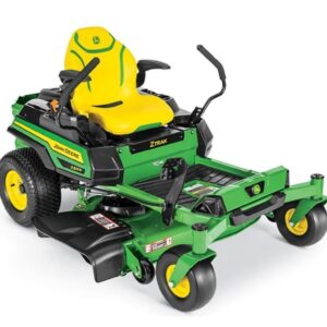 60v 42” electric crossoverz zero turn mower with (6) 8 ah batteries and (3) dual port turbo chargers